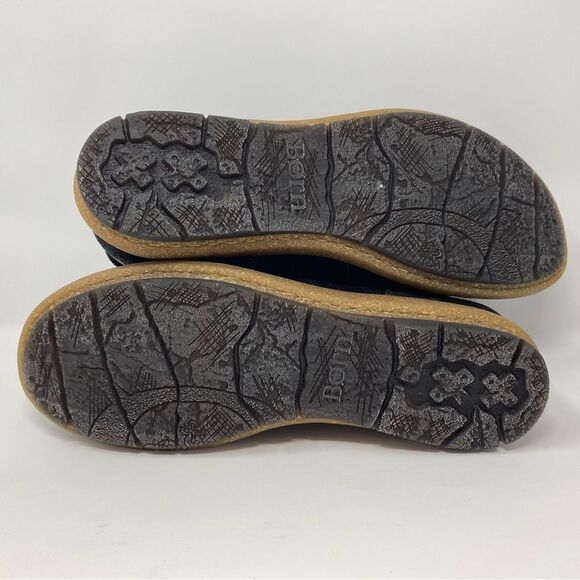 BORN 10 Women’s Tarklin Black Distressed Black Suede Ankle Chukka Boots Winter - Picture 9 of 16